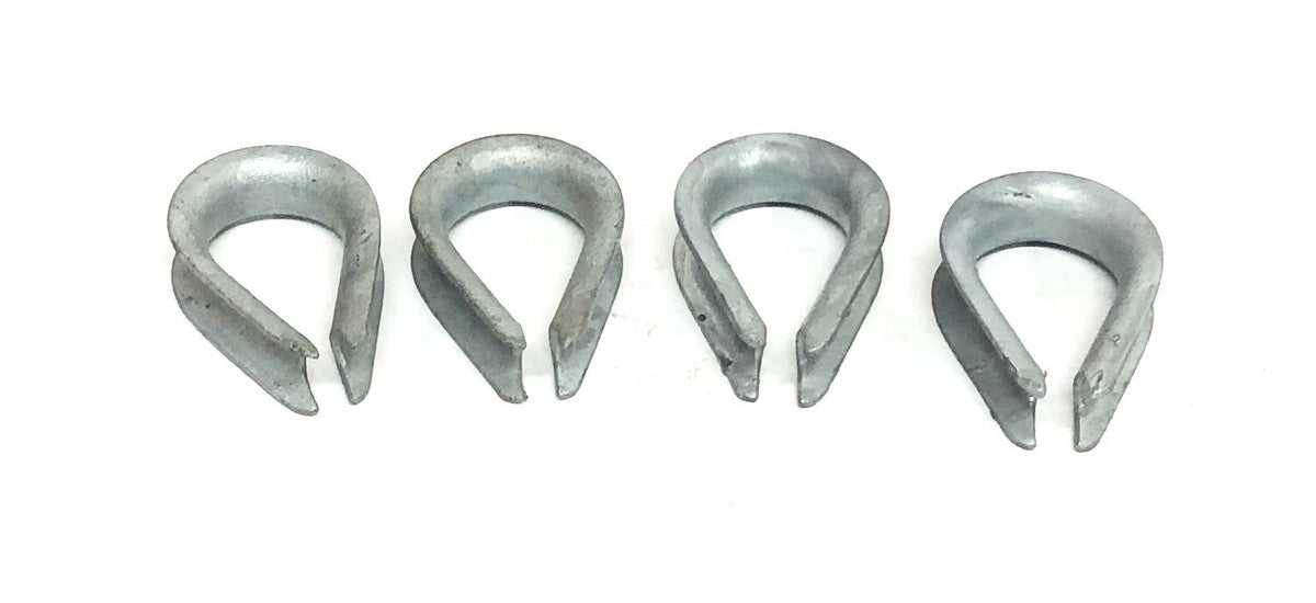 Unbranded 7/16 Inch Heavy Duty Thimble 7/16-L [Lot of 4] NOS