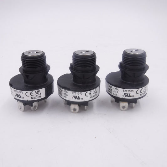 3 Pack JLG 4360469 Ignition Switch On/Off/On fits JLG 400S KEYS NOT INCLUDED