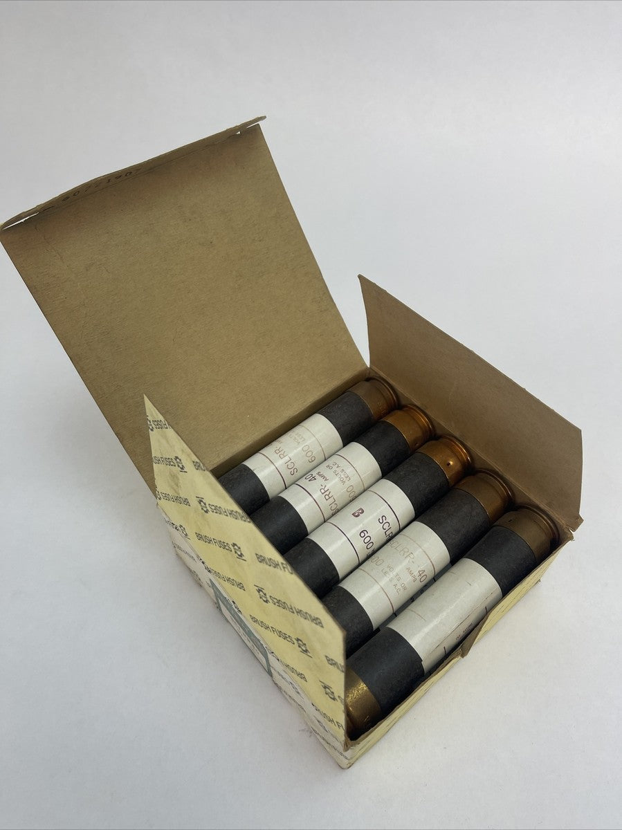 BRUSH SCLRR40 FUSE 40AMP 600VAC (LOT OF 10) 
