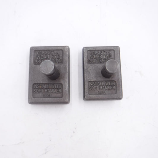 2 Pack KLEMM 76-144mm Jaw Pads 018337-4 For Pliers Body Stamping Inserts