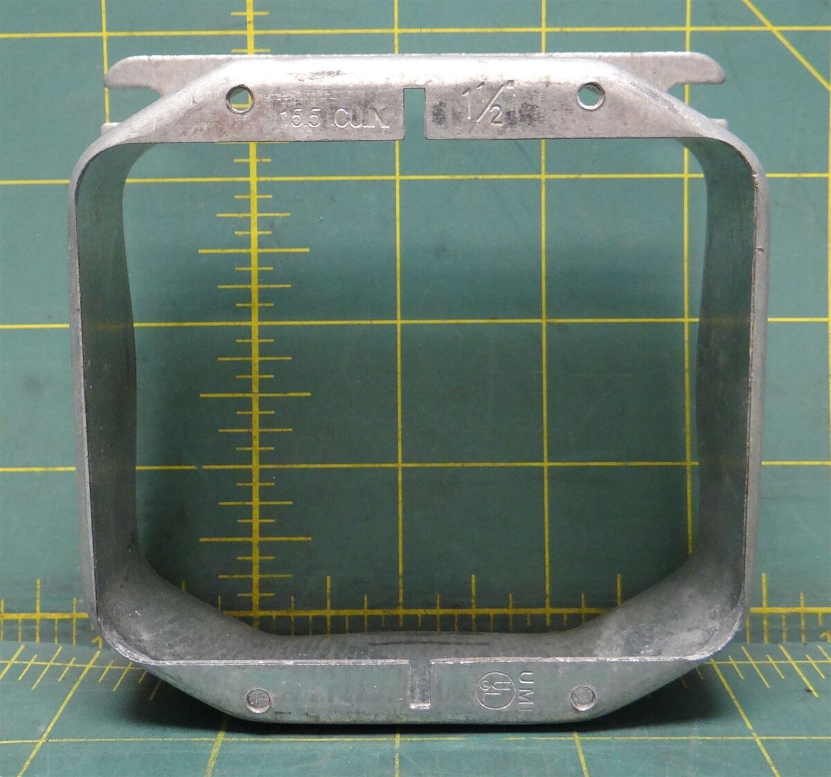 Eaton Crouse-Hinds TP540 4" Square Box, 1-1/2" Raised Two Device Tile Wall Cover