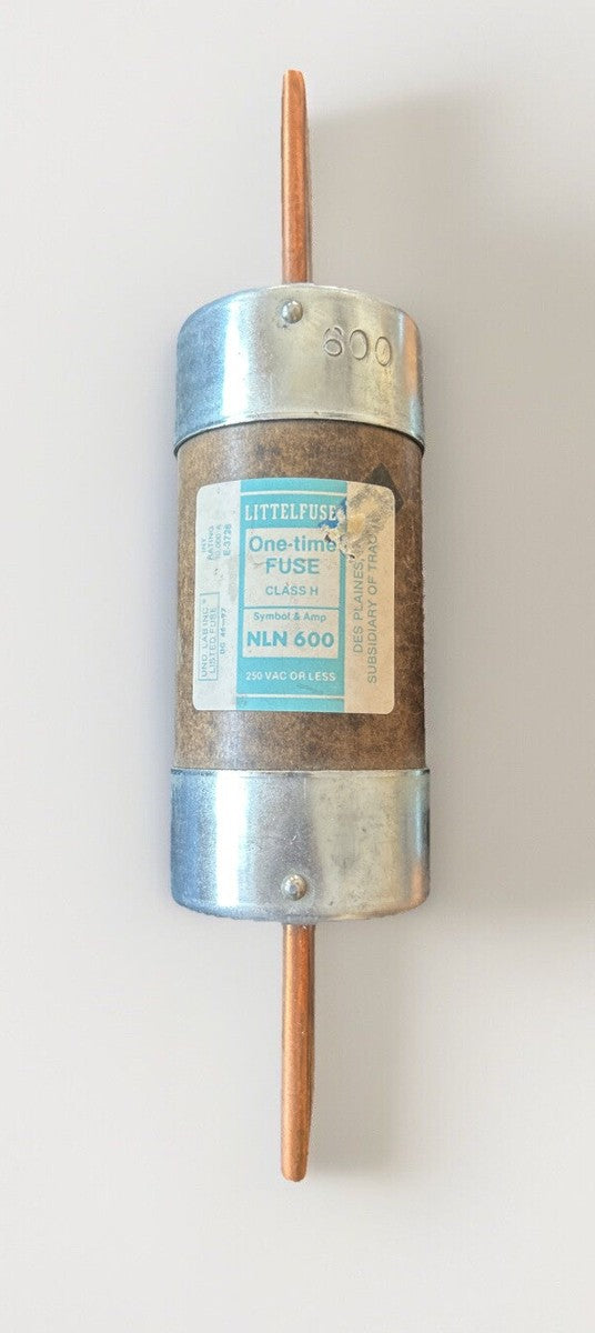 LITTELFUSE NLN 600 600AMP 250V FUSE ONE TIME FUSE. *FREE SHIPPING!*.        Z3