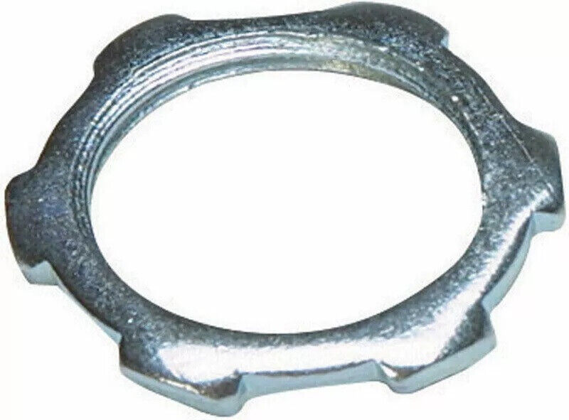 TOPAZ 290 OR EQUAL 4 INCH STEEL CONDUIT LOCKNUT LOT OF 10