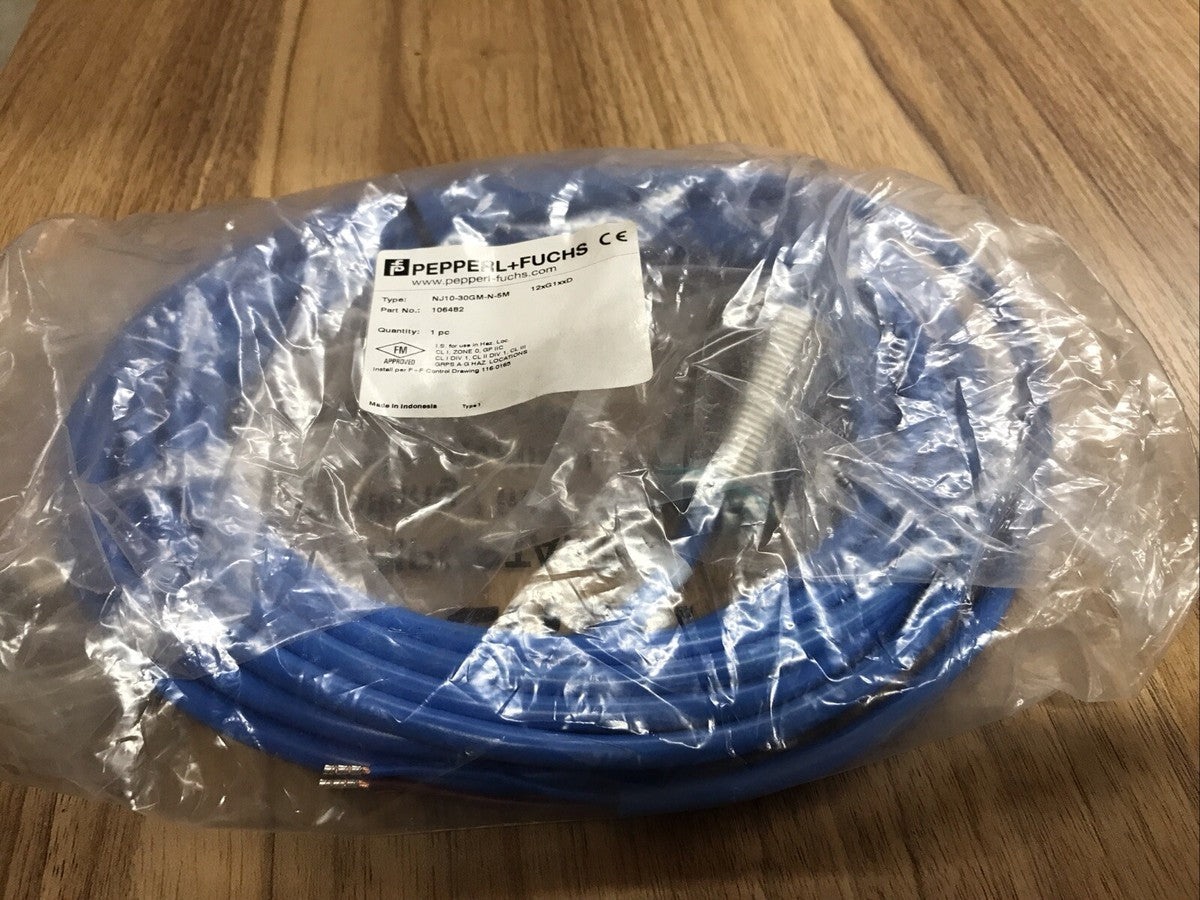 Pepperl Fuchs NJ10-30GM-N 106482S Proximity Switch NJ10-30GM-N-5M 106482