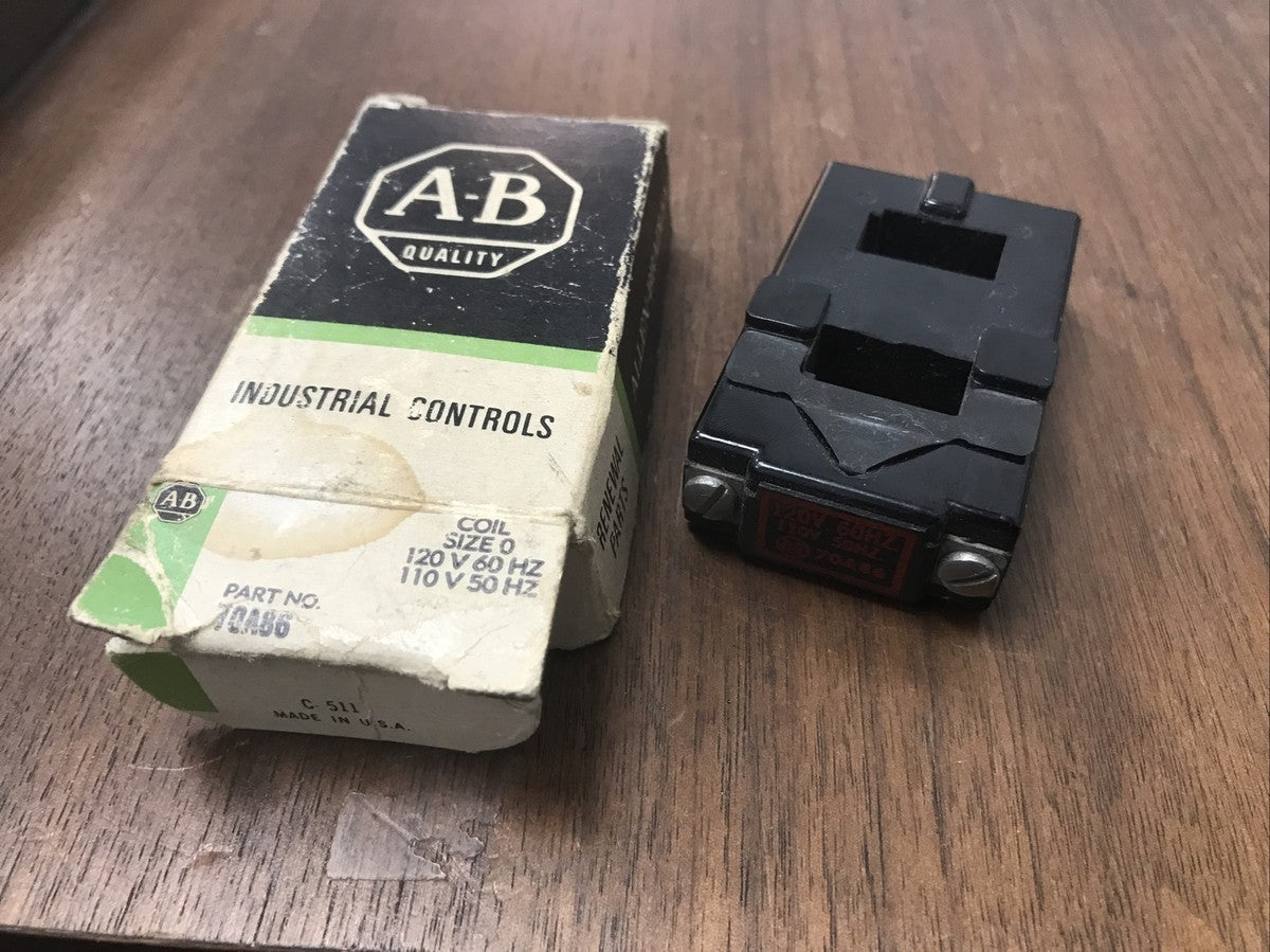 NEW Old Stock Allen Bradley 70A86 Coil Size 0 120V 110V 60 50 HZ