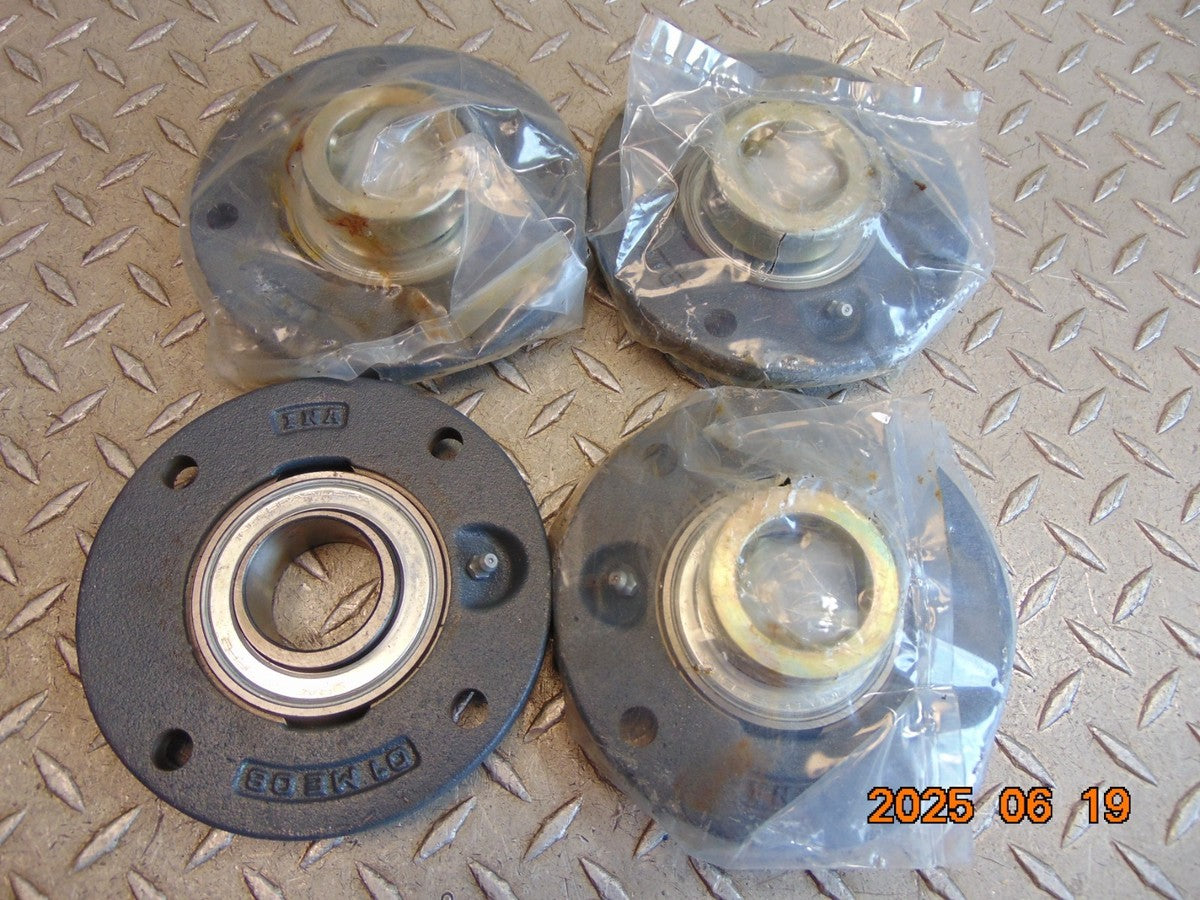 (1) INA GRAE 40 NPPB INSERT BEARING with ROUND HOUSING see description