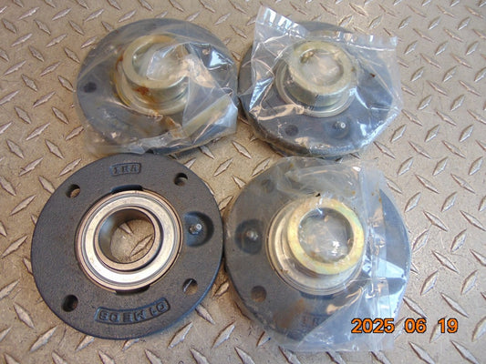 (1) INA GRAE 40 NPPB INSERT BEARING with ROUND HOUSING see description