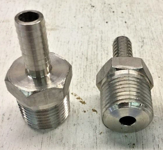 SSP 1/2M2HC3/8 Stainless Steel Adapter 1/2" Male NPT X 3/8" O.D. Hose (Lot of 5)