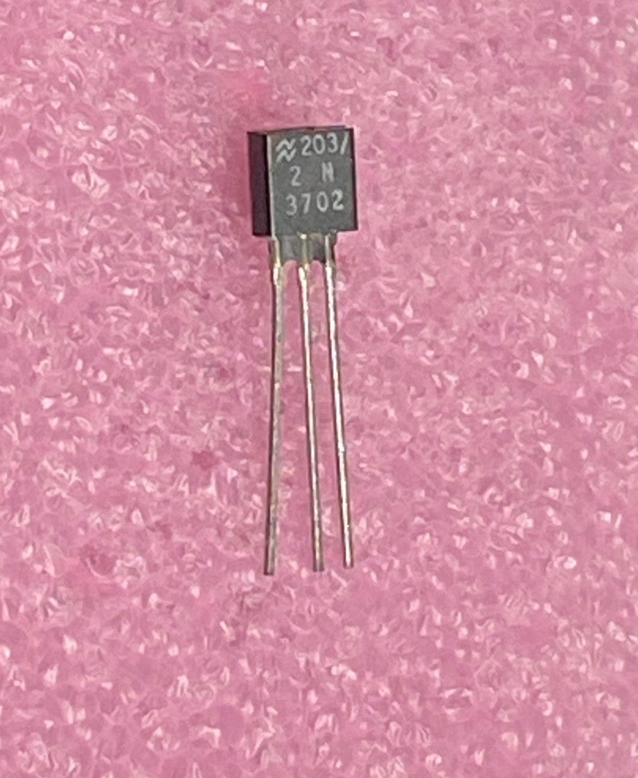 National 2N3702 PNP BJT transistor package TO-92