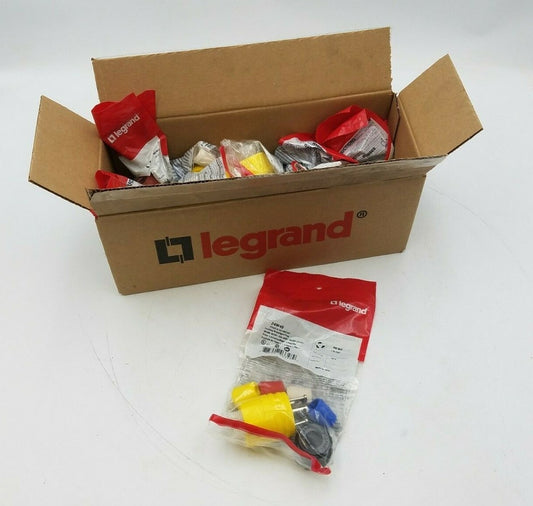 10PC Legrand Pass Seymour 24W49 Locking Watertight Plug NEMA L6-15P 15A 250V NOS