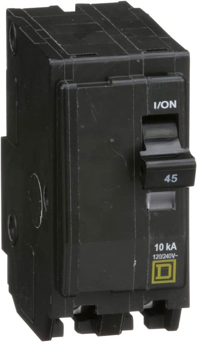 SQUARE D QO245 2 POLE 45 AMP 120/240V PLUG IN BREAKER