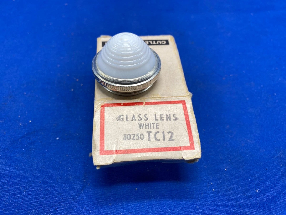 Cutler Hammer white glass lens 10250TC12