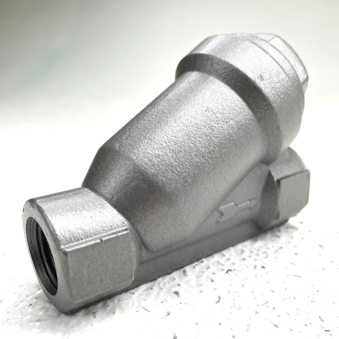 Wye Y Strainer 3/8" NPT Thread WCB Class 600 1480 Psi WOG  1/32" Perf. Screen