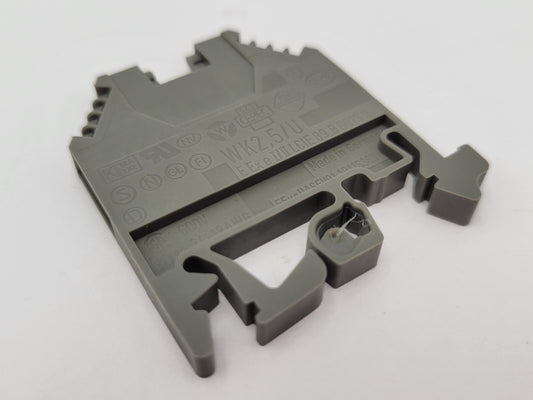 100Pc Set Cutler-Hammer C383RK254B Terminal Block Feed Thrue Gray Wk2.5/U 600V