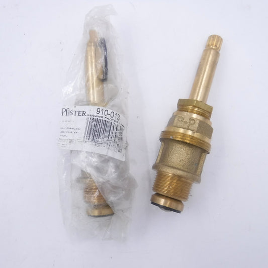 2 Pack Genuine Pfister 910-013 Crown Imperial Hot and Cold Replacement Stem