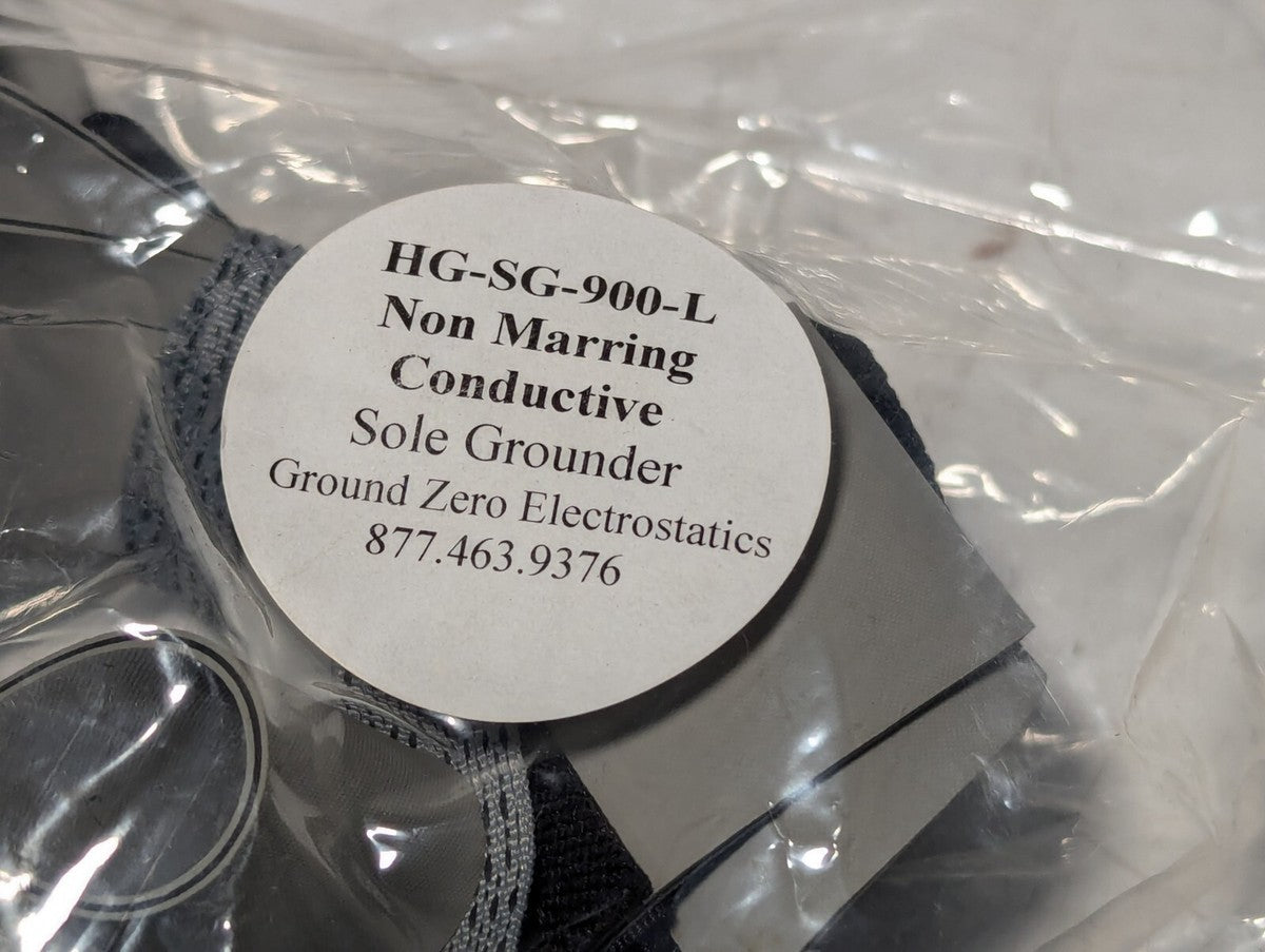 Lot of 4 Ground Zero Electrostatics HG-SG-900-L Non-Mar Conductive Sole Grounder