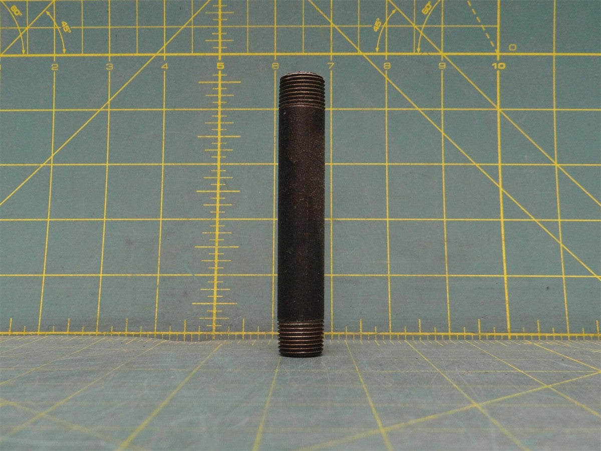 5/8" x 4" Pipe Fitting Nipple Male NPT Steel Tapered Threaded Schedule 80 Welded