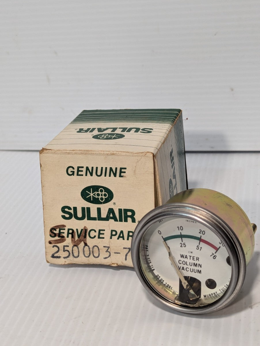 Sullair 250003-797 replacement gauge, new old stock