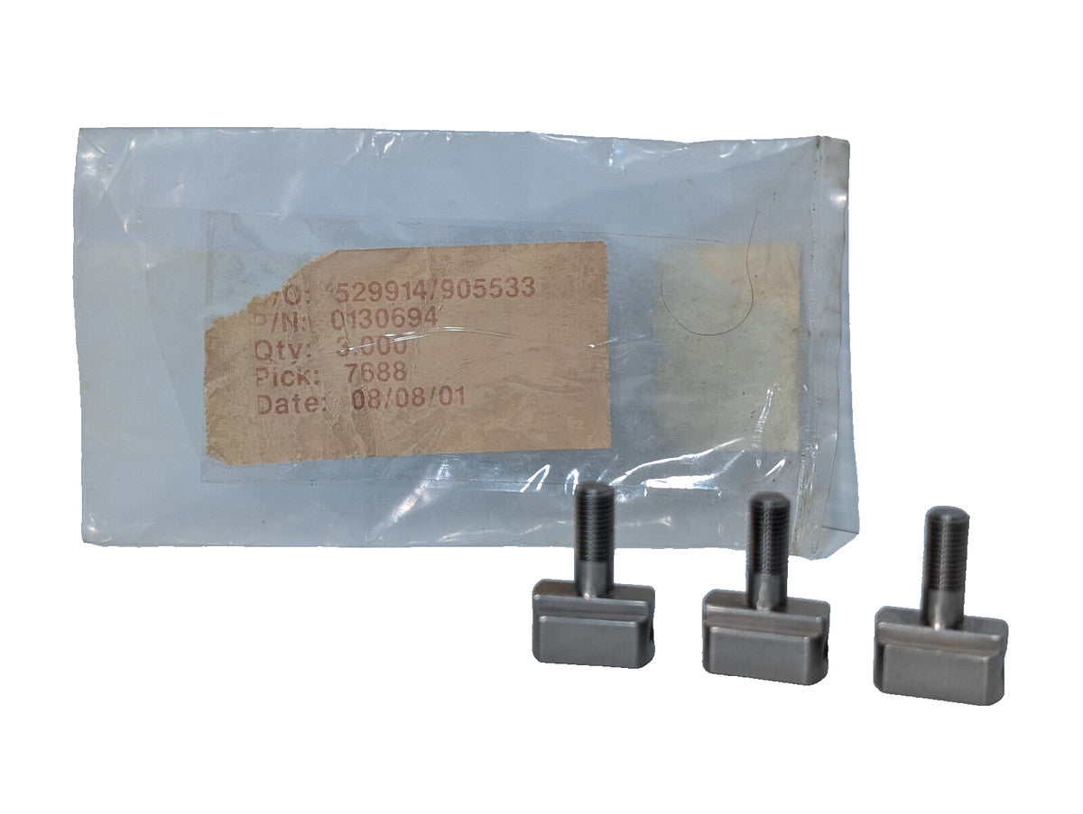 Lot of 3: 0130694 Unknown Assembly 529914, 905533 T-Bolts, Slot Screws, Hardware