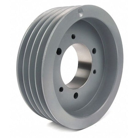 Zoro Select 684B 1/2 In To 1-15/16 In Quick Detachable Bushed Bore 4 Groove