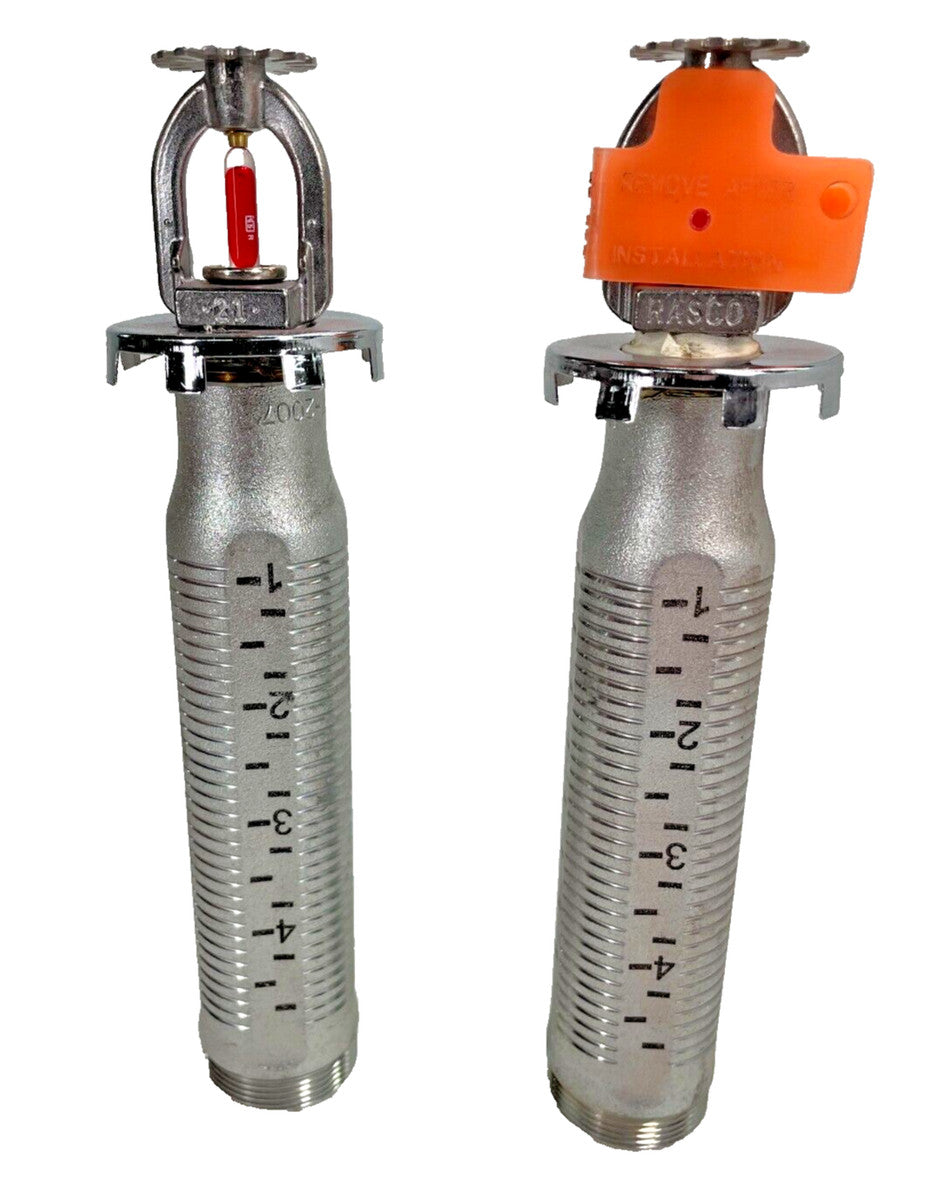 (2) Victaulic Vic-Flex Standard Reducer 1/2" FIP x 5.75" Lg. RASCO #21 Sprinkler