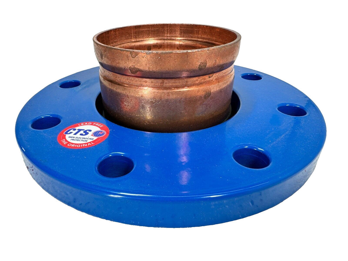 4" CTS Copper Companion Flange Adapter Roll Grooved Class 125 / 150, CTS WRG1004