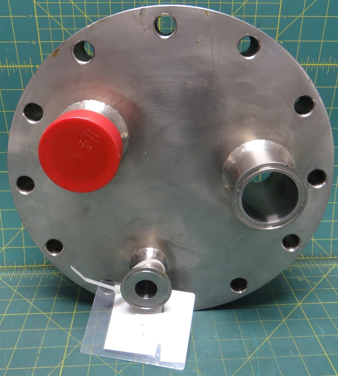 Enerquip Waterbox Flange Bonnet End Cap 10.562in Dia 1.75in Length 12123 14493