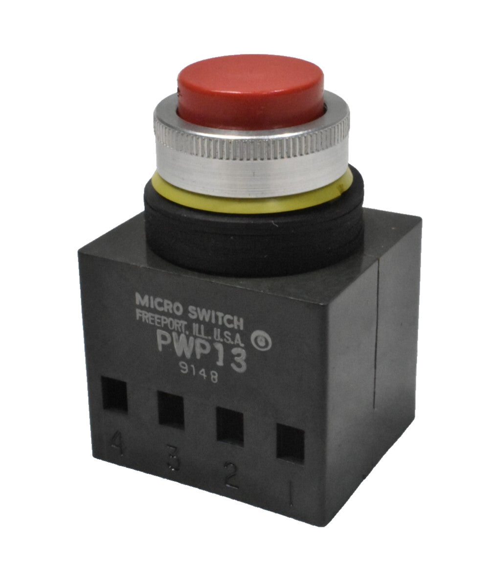 Honeywell Micro Switch PWP13 Red Push Button