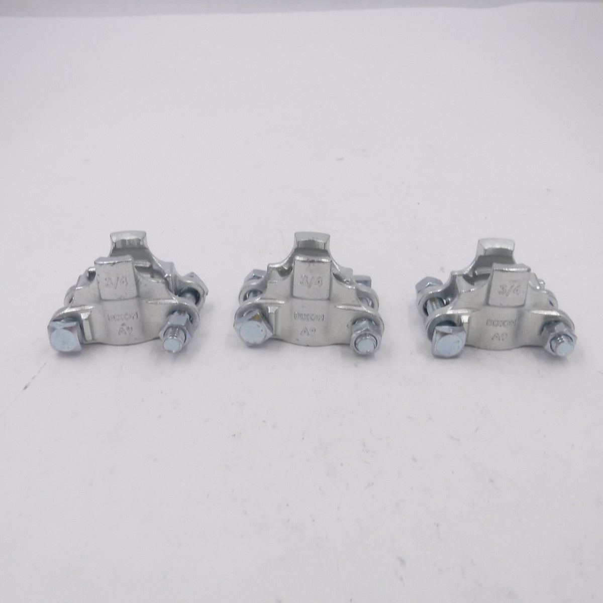 3 Pack Dixon Valve A9 Air King Clamps Cast Carbon Steel 3/4"