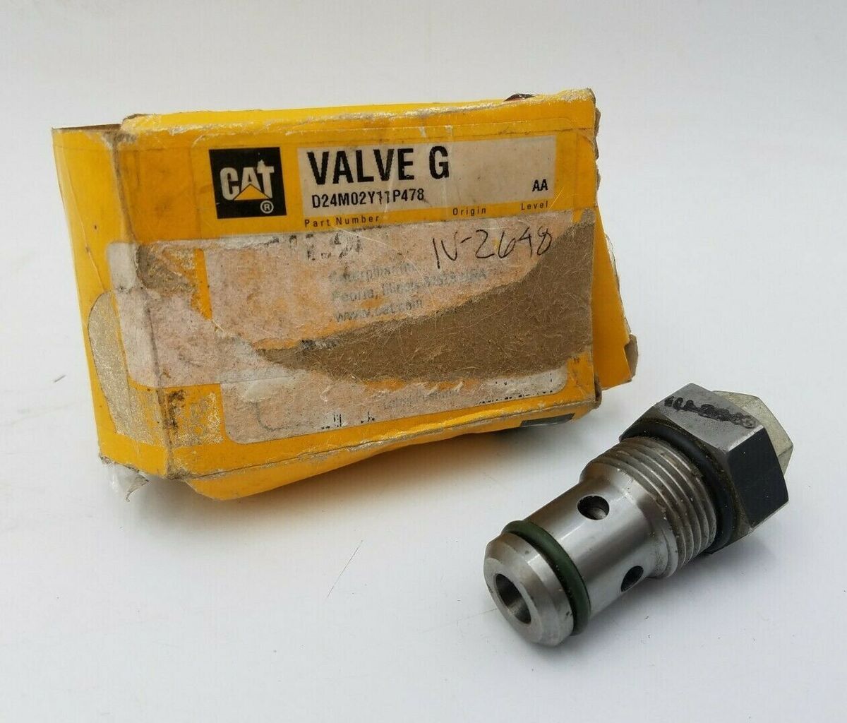 Caterpillar CAT 1U2648 Valve G Heavy Equipment Replacement Parts Genuine OEM NOS