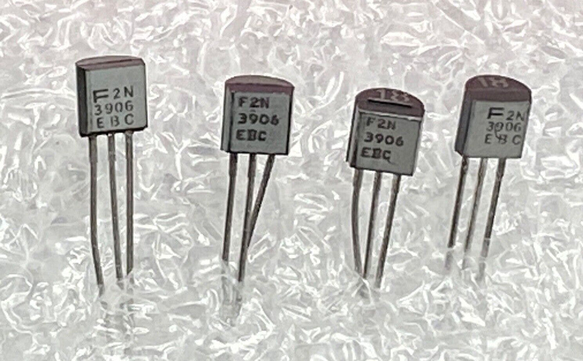 2N3906 transistor (Pack of 4),  Fairchild PNP switching TO-92