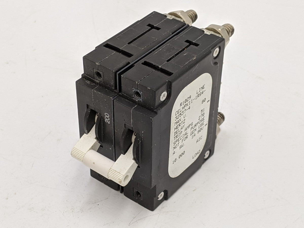 Air Pax CELHPK11-1RS4-32537-4 Special Purpose Circuit Breaker 200A 80V 270A Trip