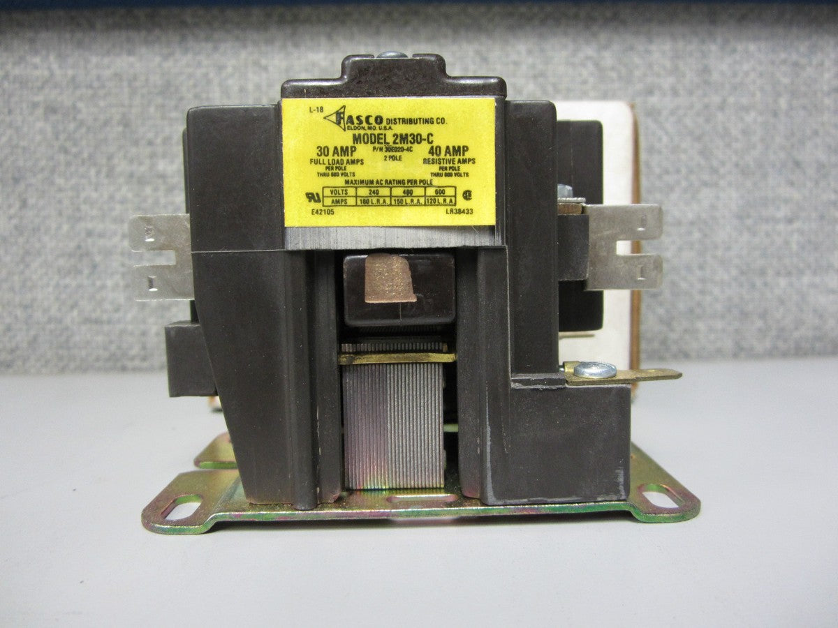 FASCO model 2M30-C  Magnetic Contactor 30A, 240V, 50/60Hz 