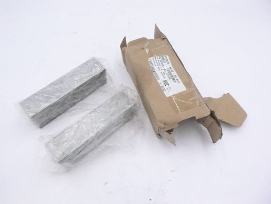 2 Pack MSC 6-1/8" x 2" x 1-1/2" Flat No Step Vise Jaw 04969747