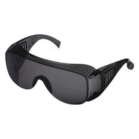 Condor 4Jnd6 Safety Glasses, Visitor Series, Anti-Scratch, Frameless, Otg, Gray