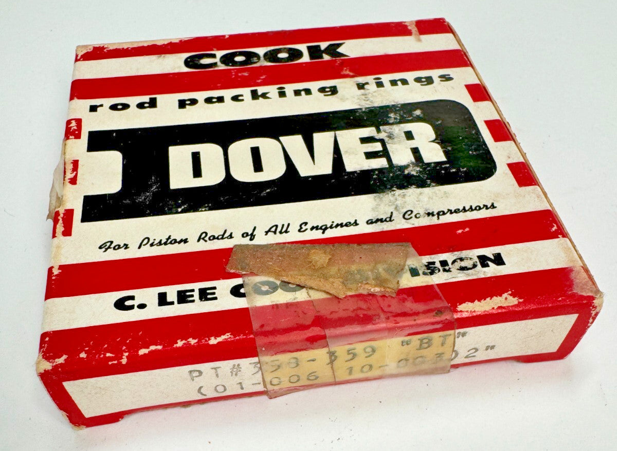 DOVER / COOK  PT# 358-359 "BT" (01-006  10-0003) 2" Rod Packing Ring (Box of 2)