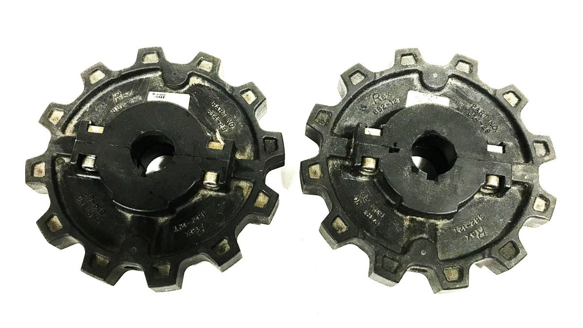 Rexnord 6 inch Plastic Split  Sprocket 614-29 [Lot of 2] NOS