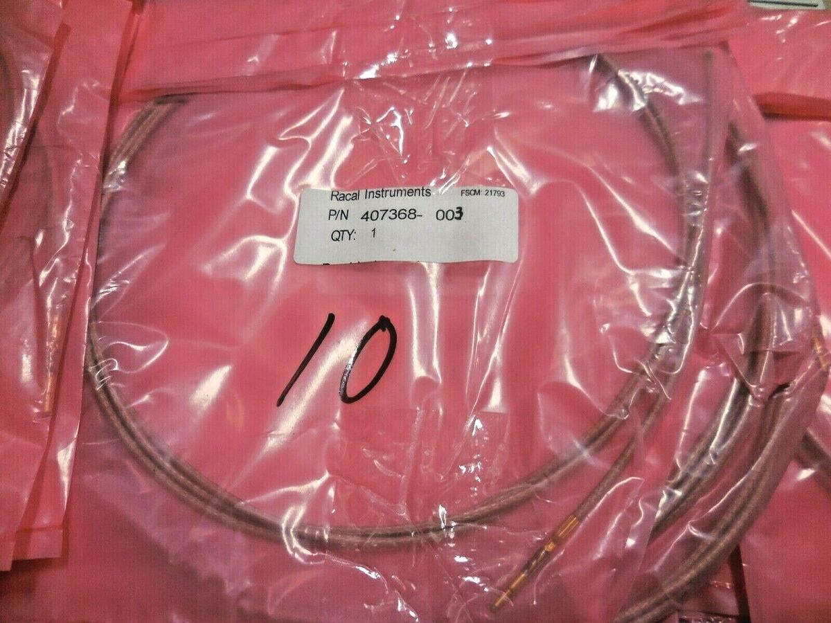Racal Instruments 407368-003 Terminated Coaxial Cable (1 GHz, 6 FT) Lot of 10