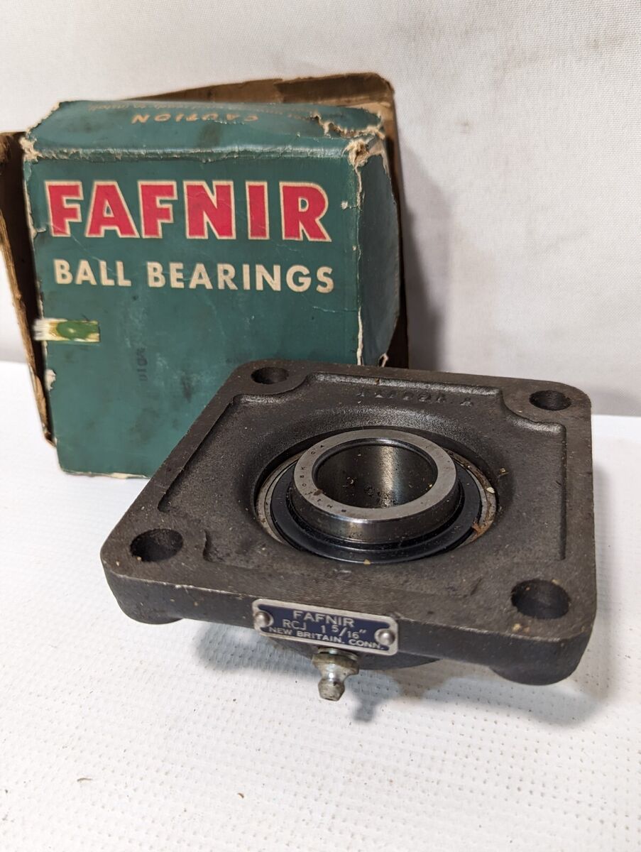 Fafnir RCJ 1-5/16 Flange Mount Ball Bearing, 1-5/16" Bore, 4-Bolt Mount