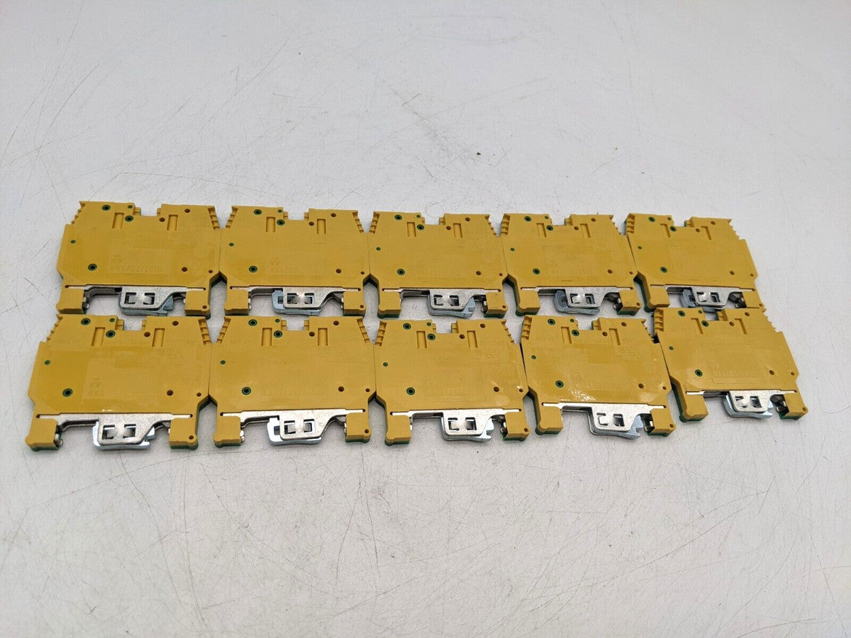 10 Piece Set Wieland WK4/D2/2SLU Protective Conductor Clamp 500 Volt 20-10 AWG