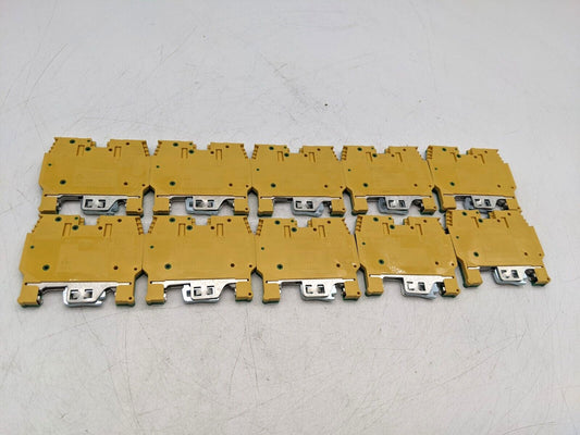 10 Piece Set Wieland WK4/D2/2SLU Protective Conductor Clamp 500 Volt 20-10 AWG