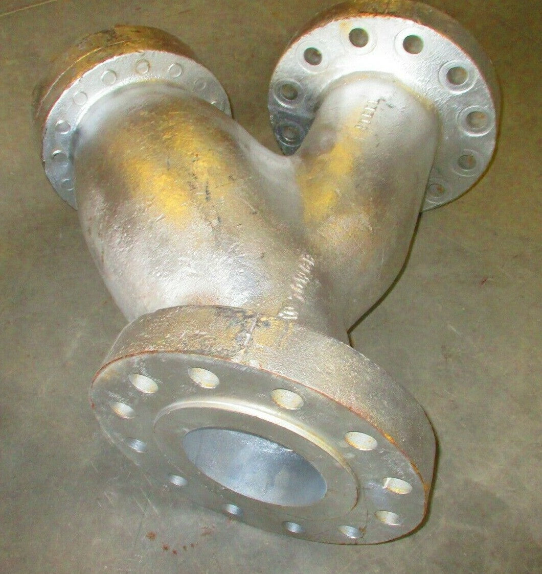 MUELLER Y Strainer 6" Class 600 RF Flanged WCB Body SS Screen