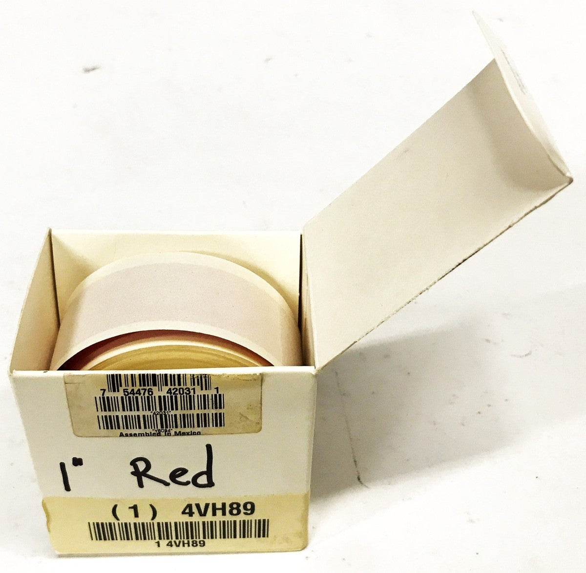 Brady Vinyl Label Tape Red 1 inch x 50 feet 42031 NOS