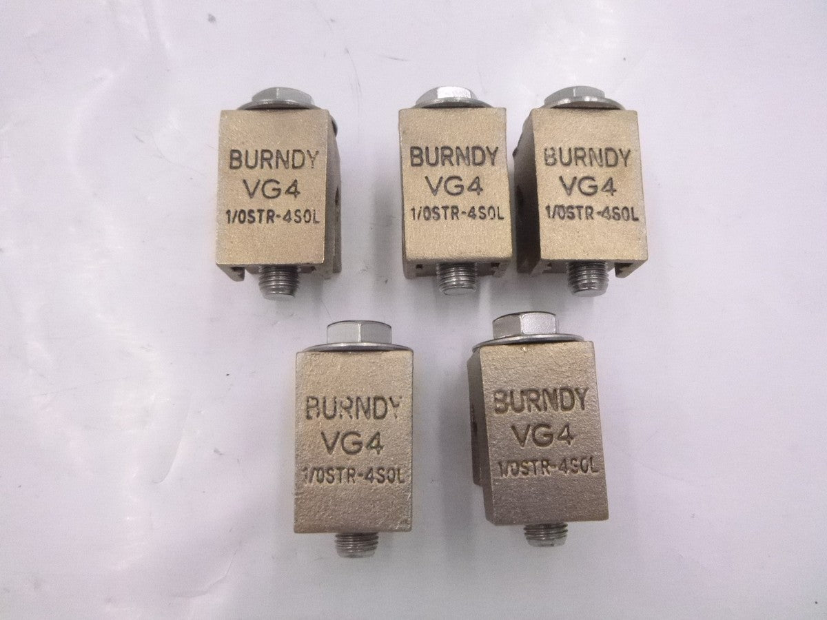 5 Pack Burndy VG4 Copper Alloy Vise Clamp Connector 1/0STR-4SOL