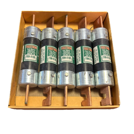 (5) Fusetron Fuse FRN-R-100 Dual Element Time Delay 100A 250V FREE SHIPPING!  B4