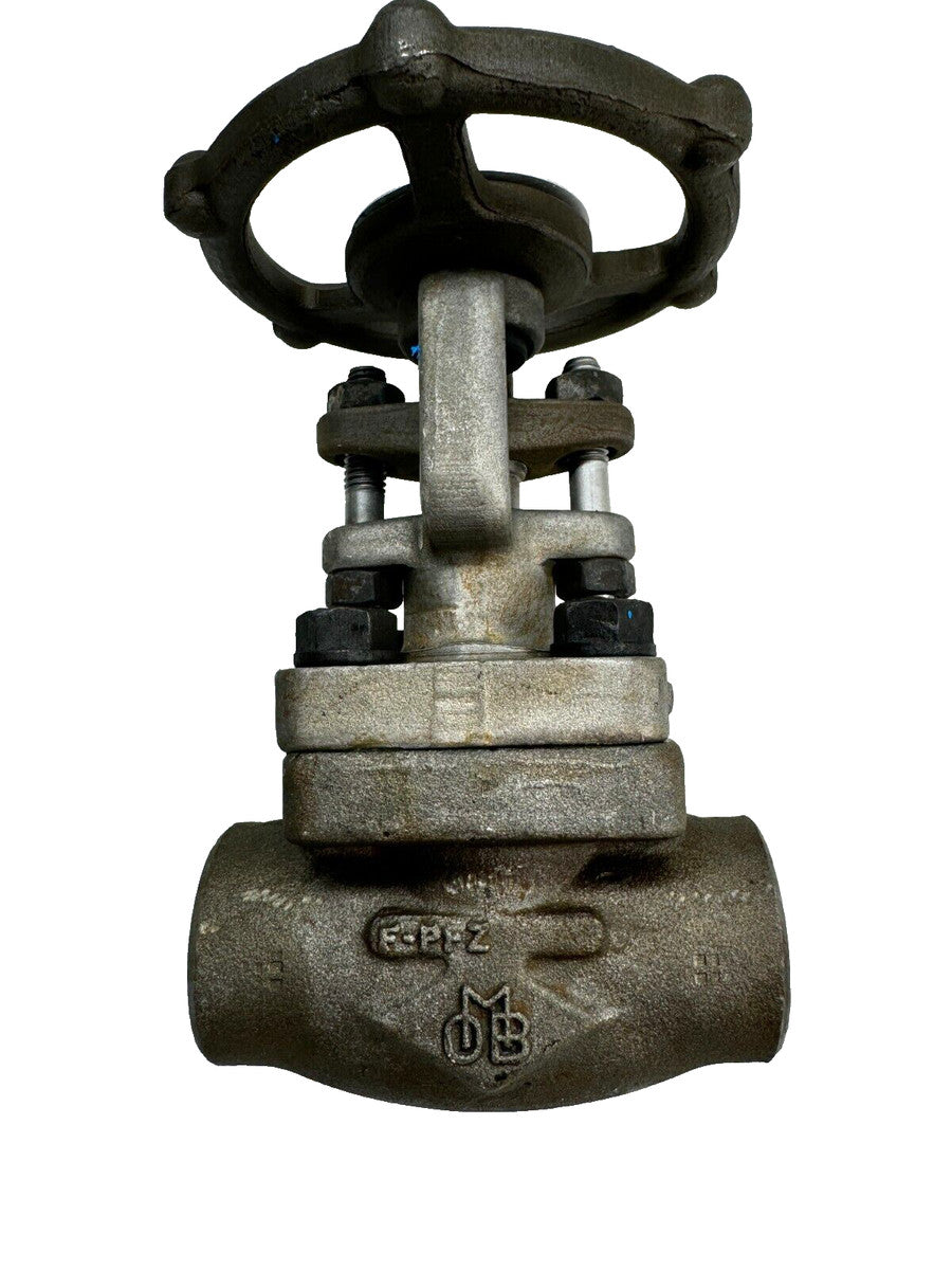 OMB 810 Gate Valve 3/4" Class 800 Socket Weld Ends, A105N Forged Steel, B16.34