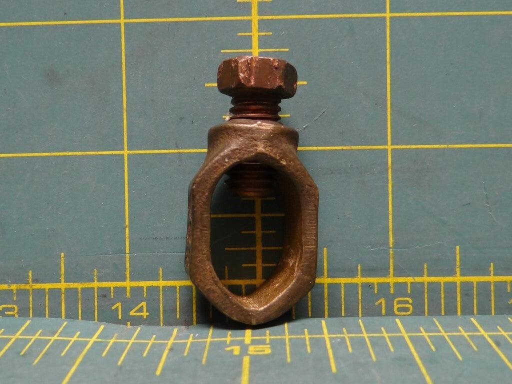 1 Pc Bronze Ground Rod Clamp Direct Burial 2-10 CP58 -5/8