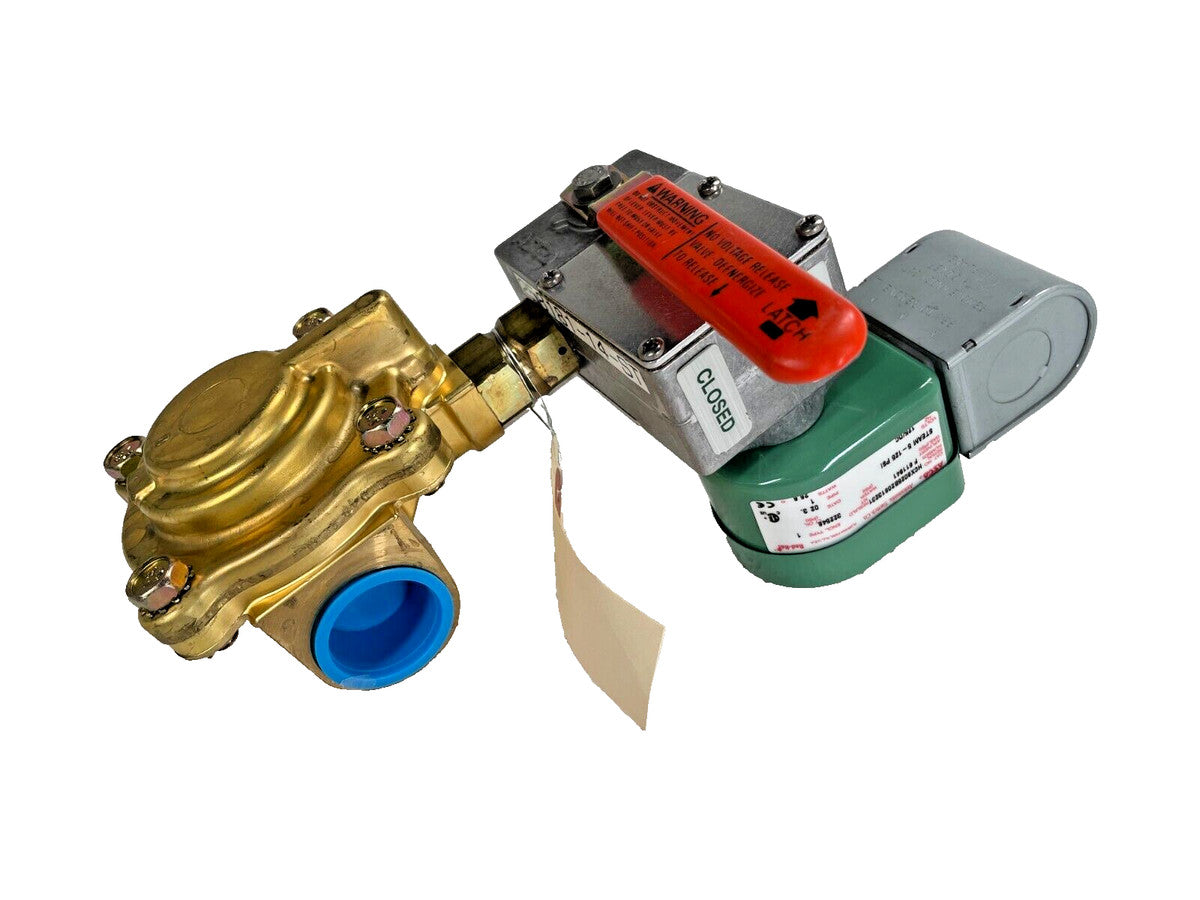 ASCO Red-Hat HCX8025B20813231 Solenoid Valve 1" NPT, 125-VDC, Steam: 5-125 psi