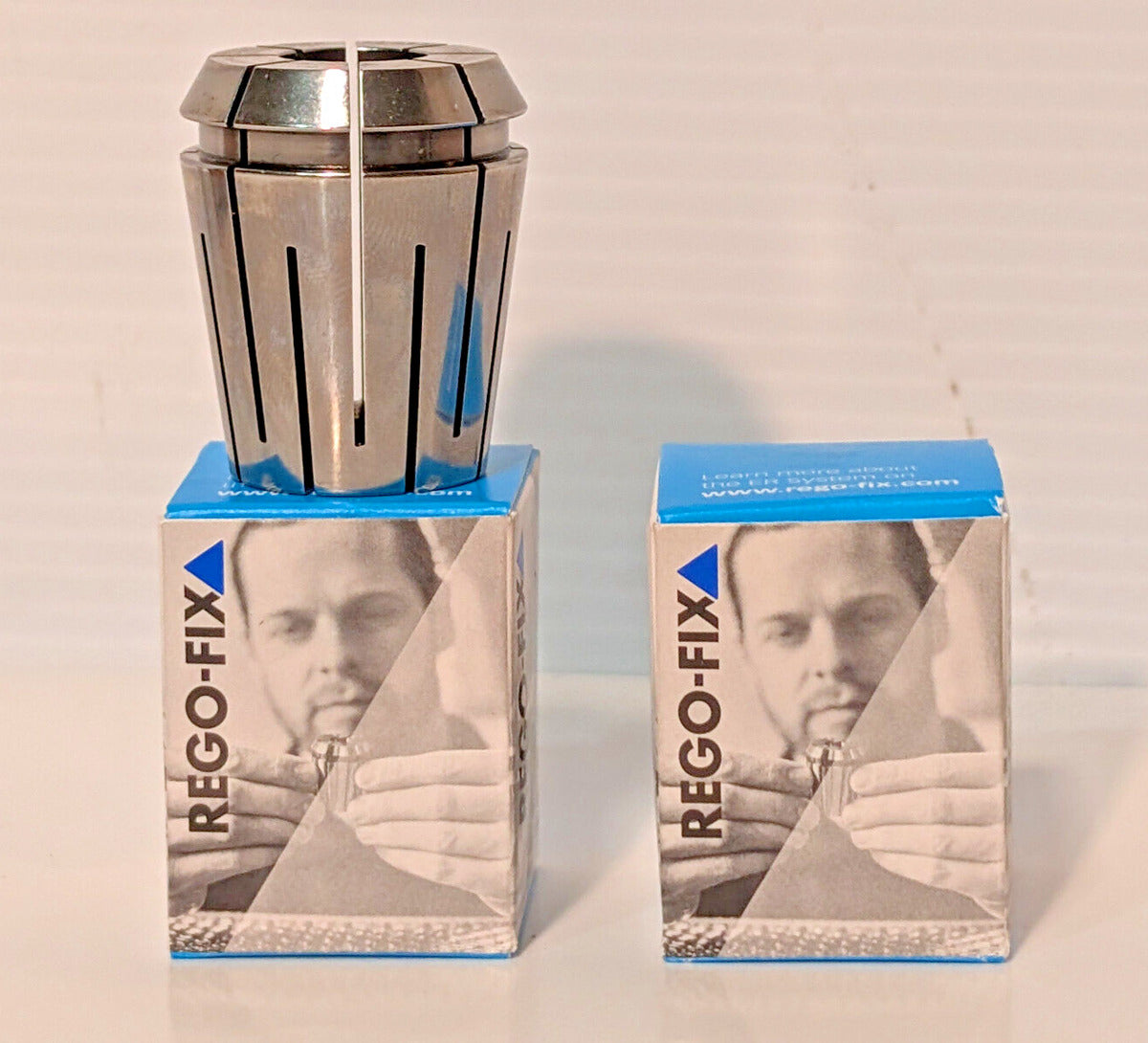 Lot of 2: Rego-Fix 1232.14000.135 Collets, ER 32-DM 0 14.00mm, ER System