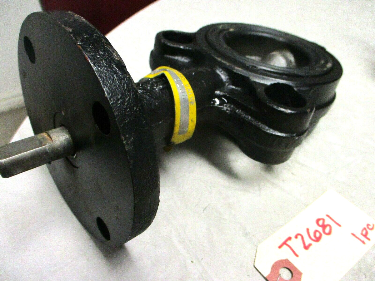 Butterfly Valve 2" Class 150 Wafer Style / Resilient Seat / Bare Stem / DI Body